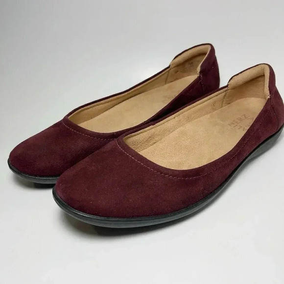 Naturalizer Womens Flexi  Comfortable Slip On Carbernet Shoes - Picture 3 of 11